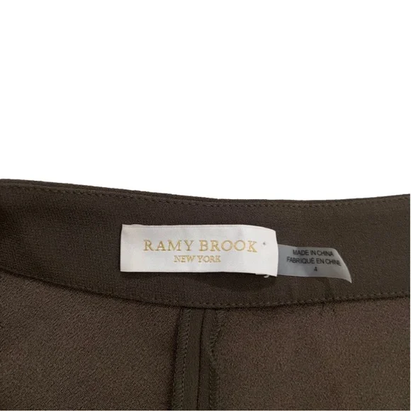 Ramy Brook Tuxedo Carey Pant 100% Silk Size 4 - Picture 5 of 7